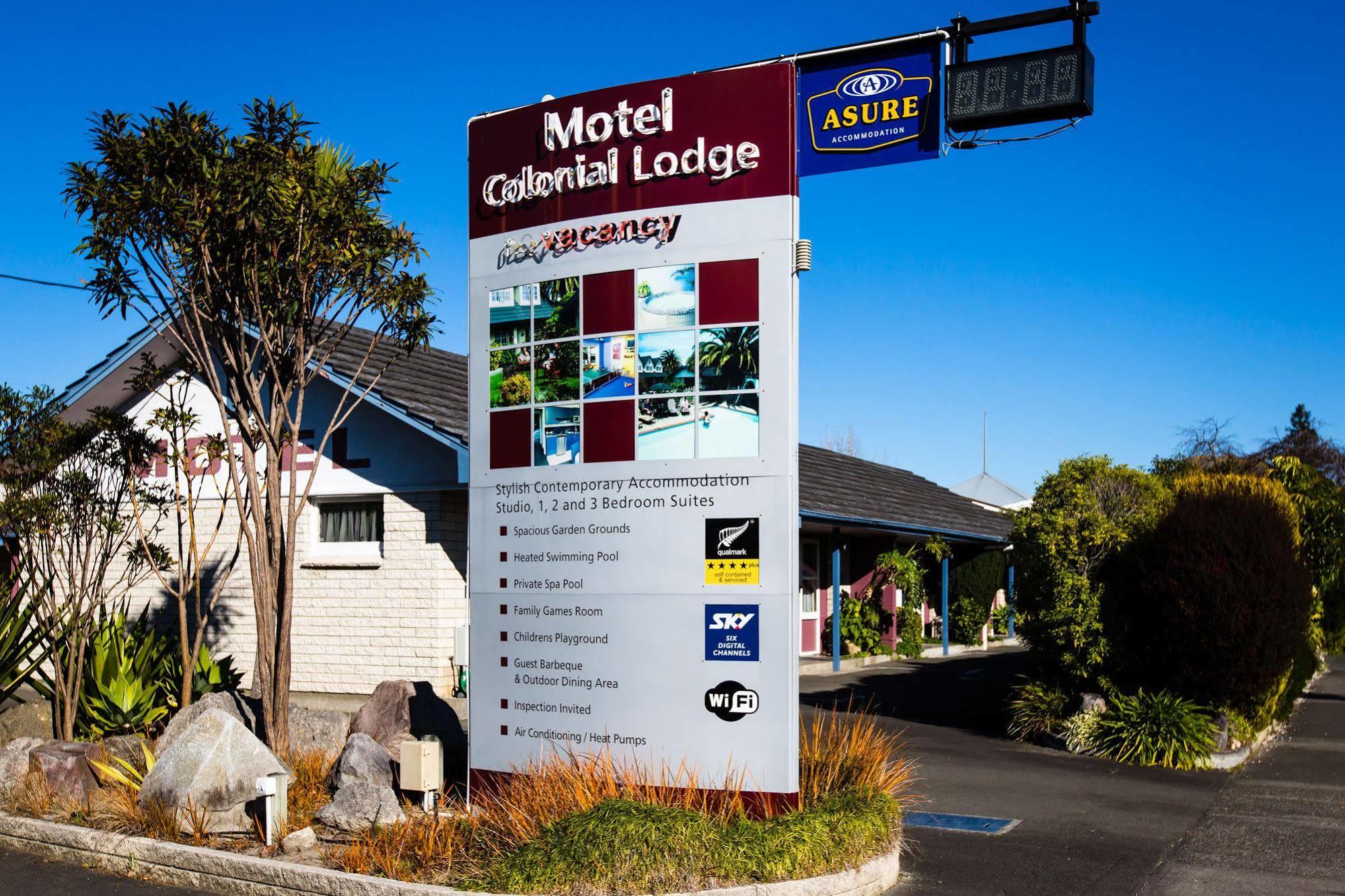 Asure Colonial Lodge Motel Napier Eksteriør billede