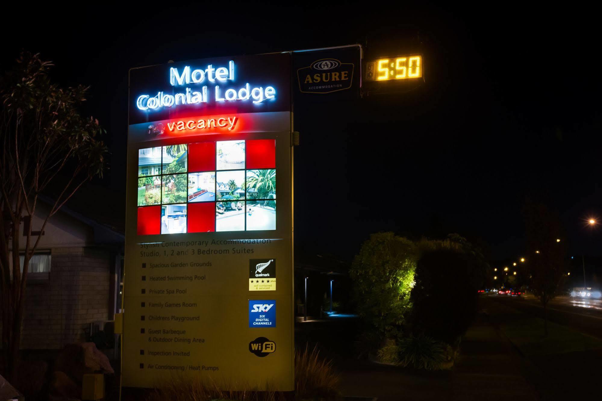 Asure Colonial Lodge Motel Napier Eksteriør billede